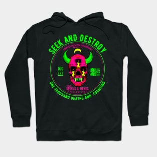 Seek and Destroy Skull Hoodie